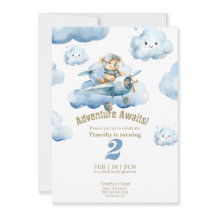 テディの空高く2歳の誕生日アドベンチャー