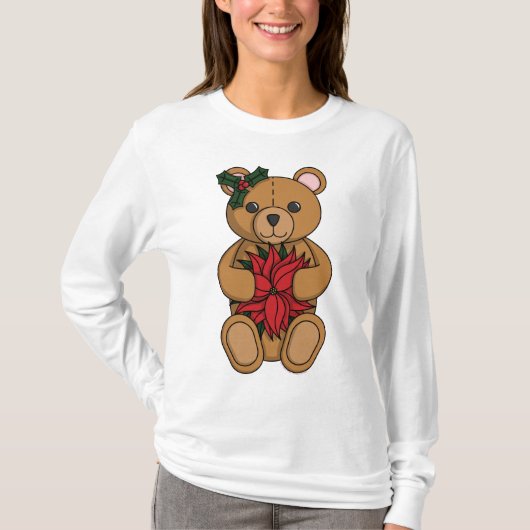 テディの贈り物の女性のライトシャツ Tシャツ (正面)