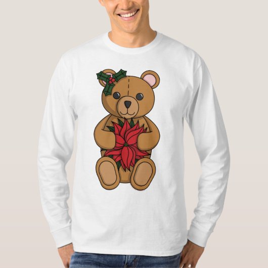 テディの贈り物メンズライトシャツ Tシャツ (正面)