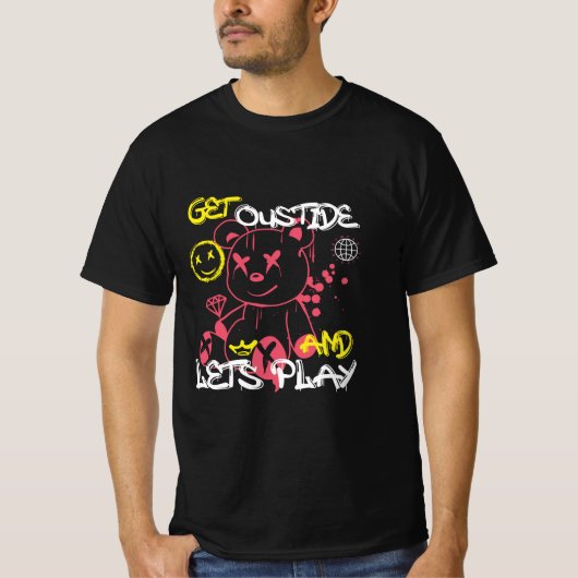 テディの通り冒険 Tシャツ (正面)