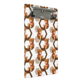 テディの配列のイラストレーションは白に関係します ミニクリップボード (アングル)