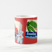 テディの雪の穀物および雪は野菜箱を収穫します コーヒーマグカップ (中央)