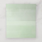 テディはツインブルーの緑のフローラ プレイスカード (内部開封)