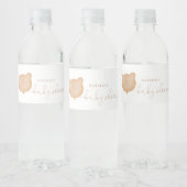 テディはピクニック用のウォーターボトルラベルを付ける ペットボトルラベル (ボトル)