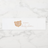 テディはピクニック用のウォーターボトルラベルを付ける ペットボトルラベル (シングルラベル)