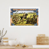 テディは1899年キューバのサンフアン・ヒルを非難 ポスター (キッチン)