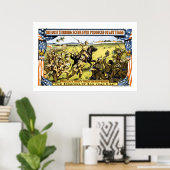 テディは1899年キューバのサンフアン・ヒルを非難 ポスター (ホームオフィス)