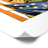 テディは1899年キューバのサンフアン・ヒルを非難 ポスター (角)