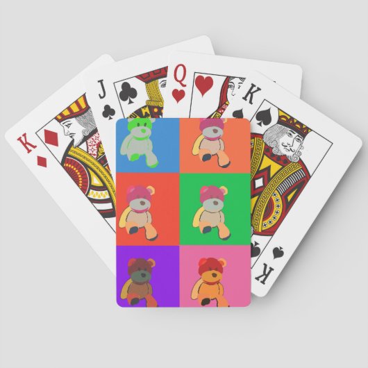 テディアカラフルートトランプ トランプ (裏面)