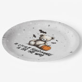 テディカボチャ赤ちゃんシャワー ペーパープレート (アングル)