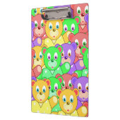 テディカラフルベア クリップボード (左)
