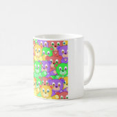 テディカラフルベア コーヒーマグカップ (正面右)