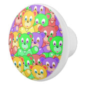 テディカラフルベア セラミックノブ (右)