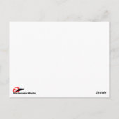 テディキスをするスはがき ポストカード (裏面)