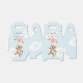 テディクラシックベアーパステルベビーシャワー フェイバーボックス (折り畳みなし)