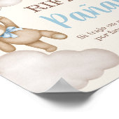 テディスペインのベアおむつラッフルサイン ポスター (角)