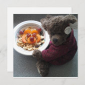 テディズポートレート招待状 招待状 (正面/裏面)