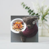 テディズポートレート招待状 招待状 (スタンド正面)