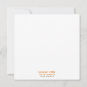 テディズポートレート招待状 招待状 (裏面)