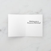 テディドキティー パーソナライズ グリーティングカード (内部)