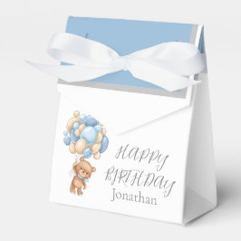 テディバルーンバーリーウェイト誕生日ボーイフビーフボックス フェイバーボックス