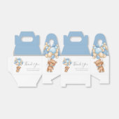 テディバルーンブルーのお願いボックス フェイバーボックス (折り畳みなし)