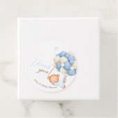 テディバルーン男の赤ちゃんシャワー フェイバータグ (インサイチュ)