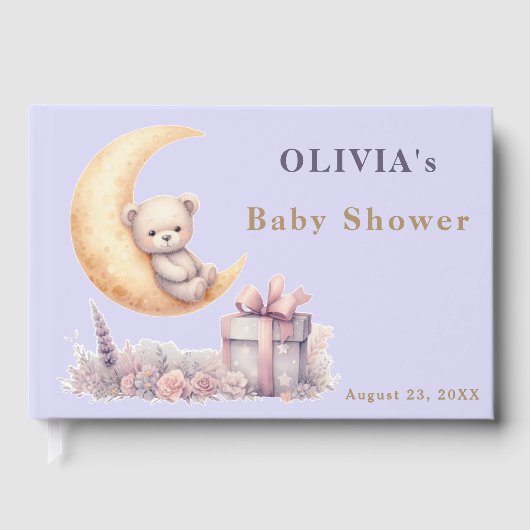 テディピンクベア我々は心からコレクションを待つ ゲストブック (正面)