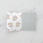 テディベアありがとうたくさんのカード サンキューカード (内部)