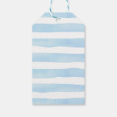 テディベアありがとう赤ちゃんシャワー好意ギフトラベル ギフトタグ (裏面)