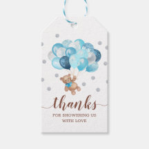 テディベアありがとう赤ちゃんシャワー好意ギフトラベル