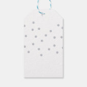 テディベアありがとう赤ちゃんシャワー好意ギフトラベル ギフトタグ (裏面)