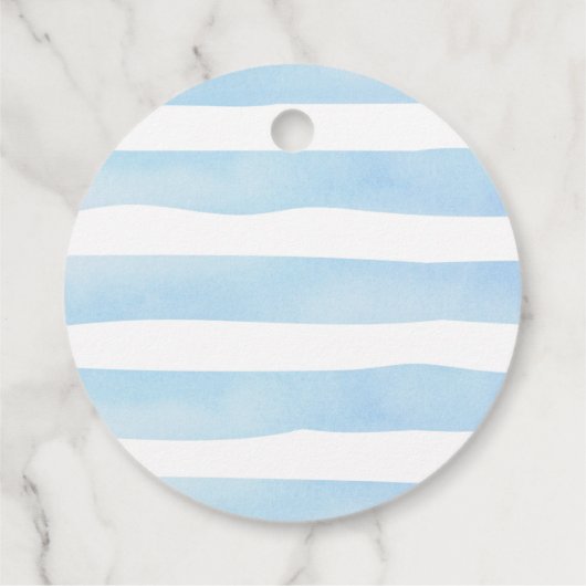 テディベアありがとう赤ちゃんシャワー好意ギフトラベル フェイバータグ (裏面)