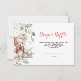 テディベアおむつラッフルチケット