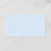 テディベアおむつラッフルボーイ赤ちゃんシャワー エンクロージャーカード (裏面)