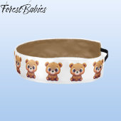 テディベアかわいいお洒落動物マンガグラフィック アスレチックヘッドバンド