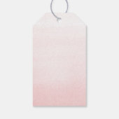 テディベアかわいいボホベイビーシャワーありがとう ギフトタグ (裏面)