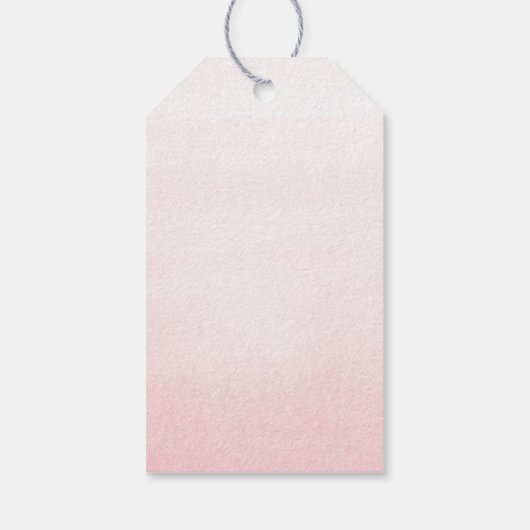 テディベアかわいいボホベイビーシャワーありがとう ギフトタグ (裏面)