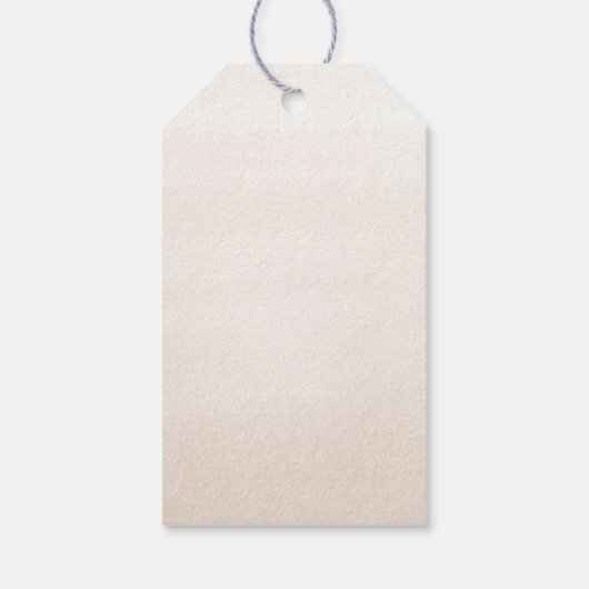 テディベアかわいいボホベイビーシャワーありがとう ギフトタグ (裏面)