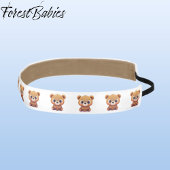 テディベアかわいいユニークおもしろいお洒落動物🧸 アスレチックヘッドバンド