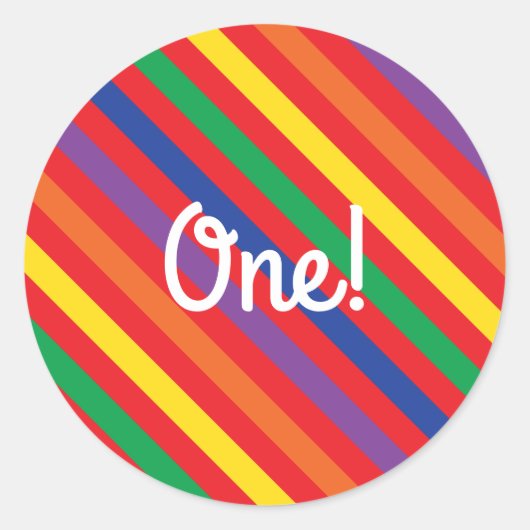 テディベアかわいい子どもの誕生日パーティー ラウンドシール (正面)