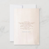 テディベアかわいい少年の赤ちゃんシャワーありがとう サンキューカード (裏面)