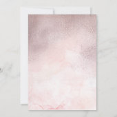 テディベアがティーカップに入ったガランティーンズ・ティーパーティー 招待状 (裏面)