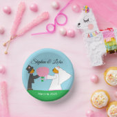 テディベアが結婚披露宴に ペーパーボウル (パーティー)