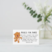 テディベアとのベビーのための本 エンクロージャーカード (スタンド正面)