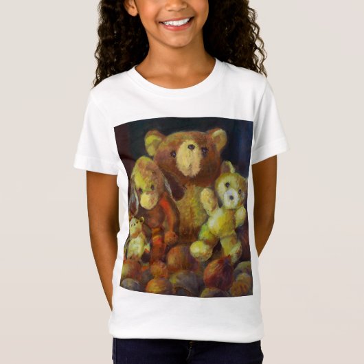 テディベアとの静物生活 Tシャツ (正面)