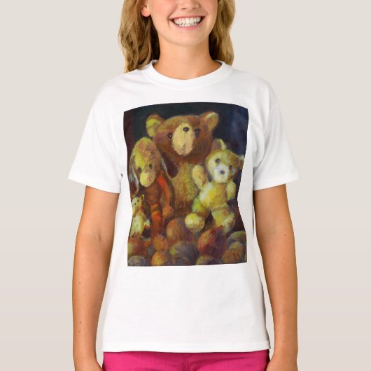テディベアとの静物生活 Tシャツ (正面)