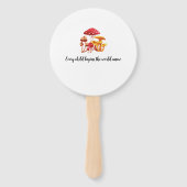 テディベアとキノコのワンダーランド ハンドファン (裏面)