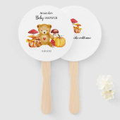 テディベアとキノコのワンダーランド ハンドファン (正面&裏面)