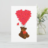 テディベアとハートバルーン (スタンド正面)